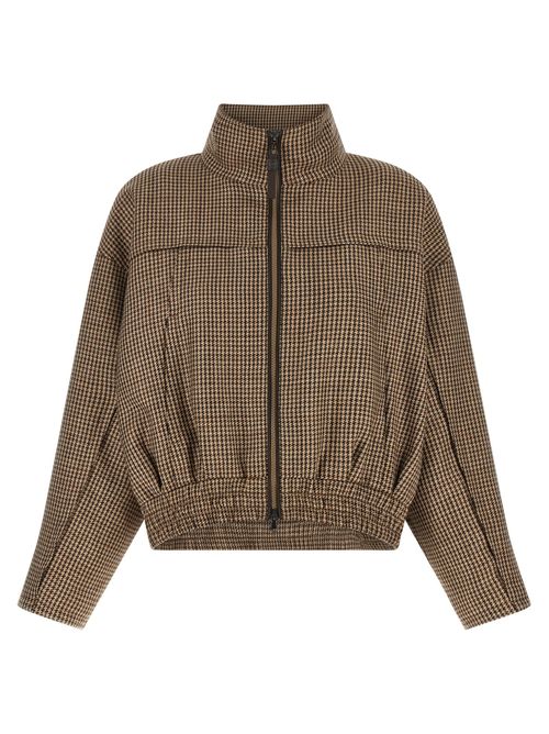 Shiny Zipper Pull Jacket