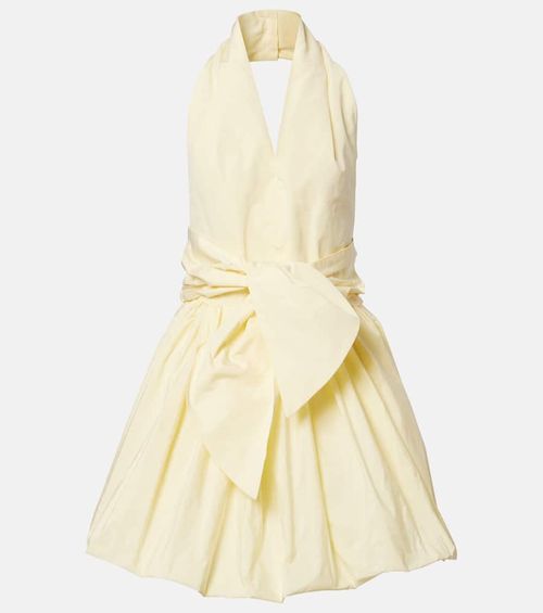 Halterneck minidress