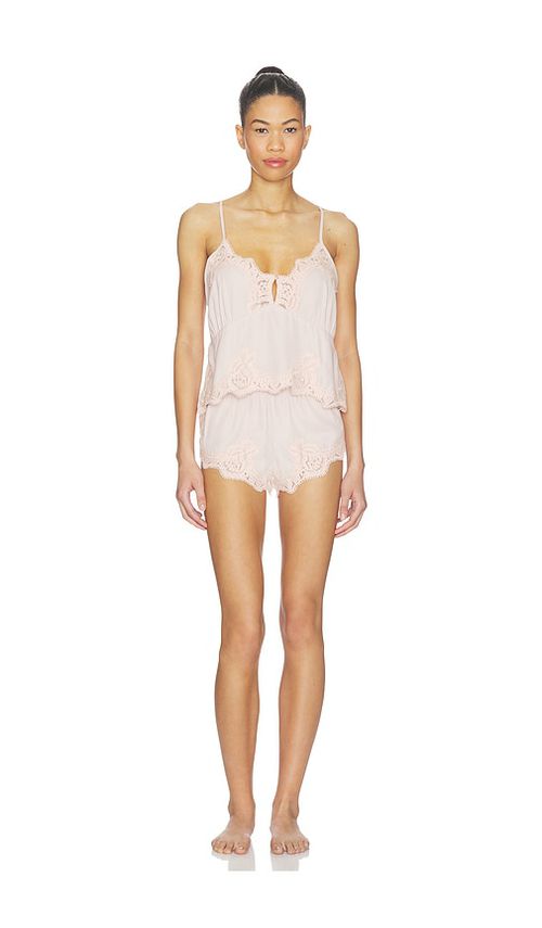 Homebodii Valentina Cami Set in Blush. - M also in L, S, XL/1X