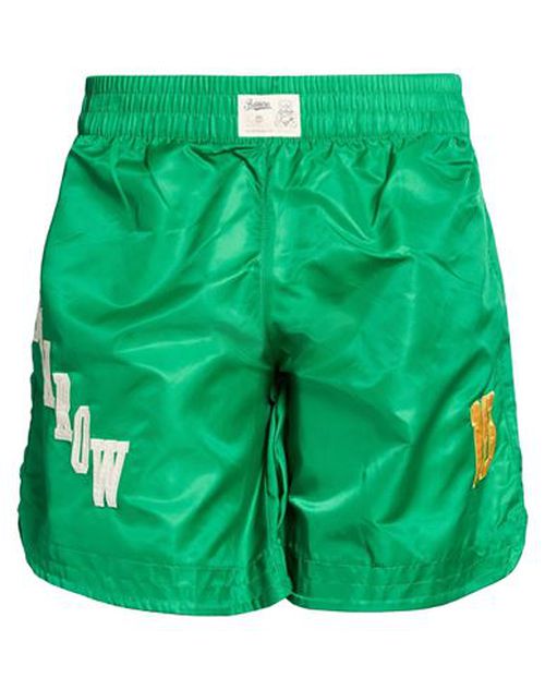 Man Shorts & Bermuda Shorts Green Size L Polyamide