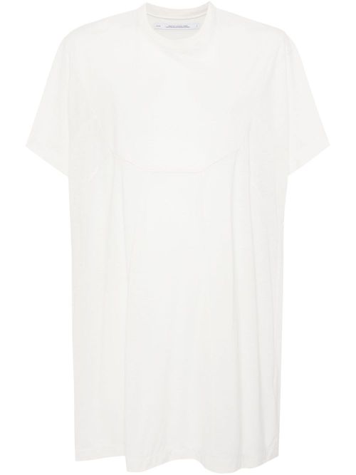 Fine-knit cotton T-shirt - White