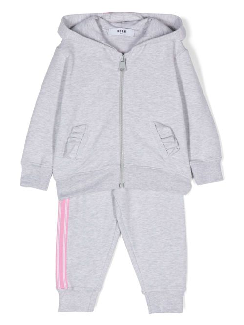 Logo-print tracksuit - Grey