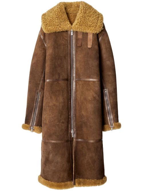 Shearling coat - Brown