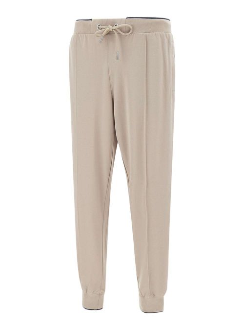 Drawstring tapered trousers - Neutrals