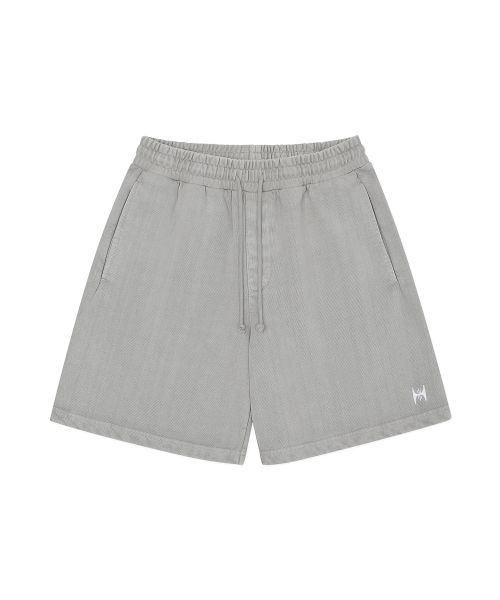 KRB Washed Embroidered Shorts