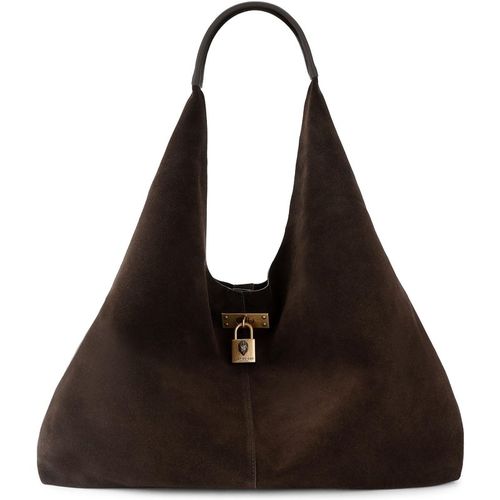 Kurt Geiger London Womens Suede Brixton Slouch Hobo Bag - Brown - One