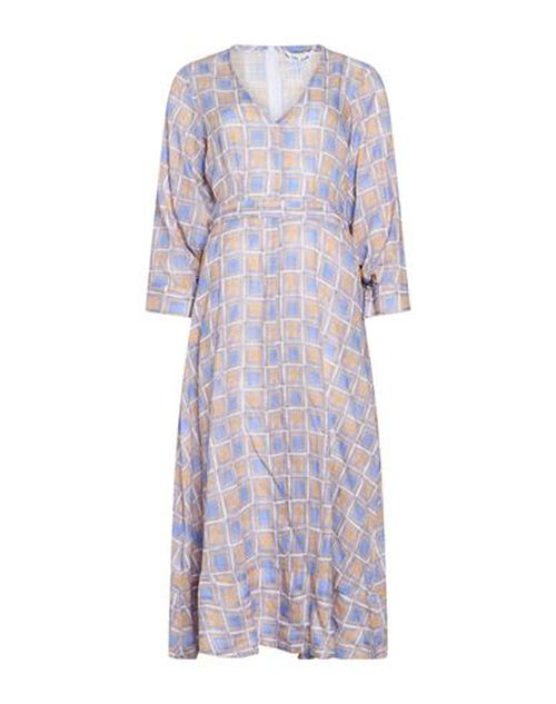 Woman Midi dress Light blue Size 6 Cotton