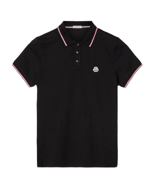 Logo-patch cotton-piqué polo shirt