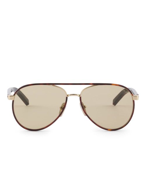 Prada Eyewear aviator-frame sunglasses - Brown
