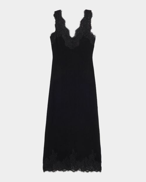 Zinnia Lace-Trim Maxi Dress
