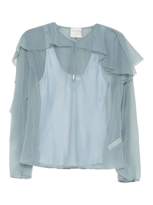 Strong strong pebble voile shirt