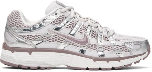 Purple & Silver P-6000 Sneakers