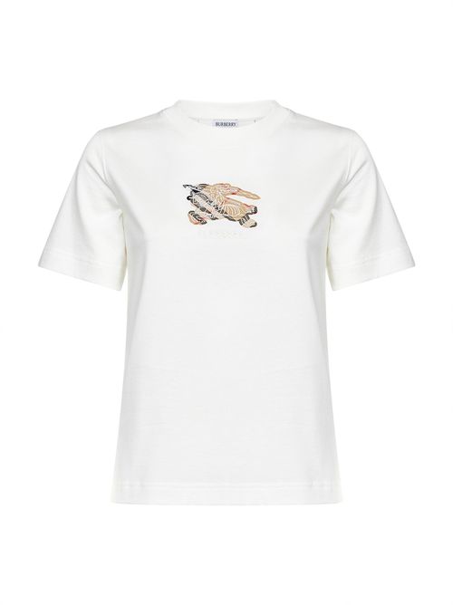 Check T-Shirt — White