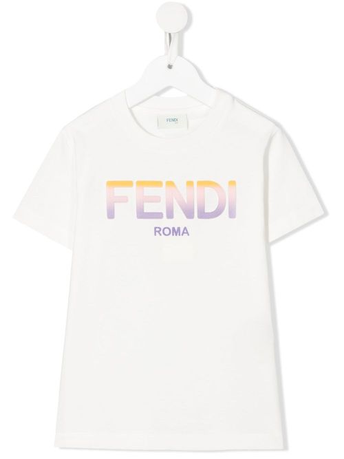 Logo-print cotton T-shirt - White
