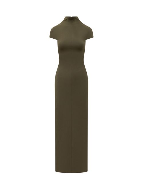 Elegant Lungo Suit with High Neck Detail - Spring/Summer 2025