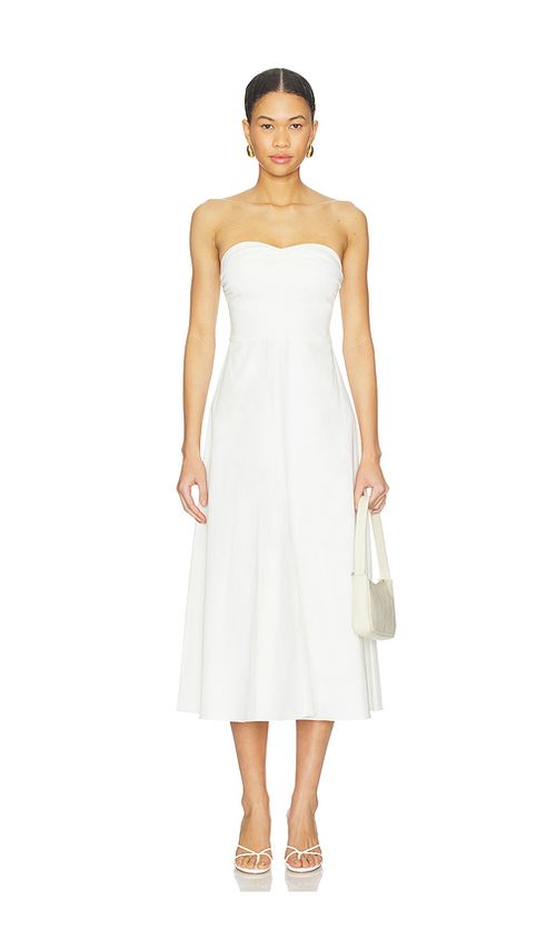 Elodie the Label Anouk Dress in White. M. Also in L, S