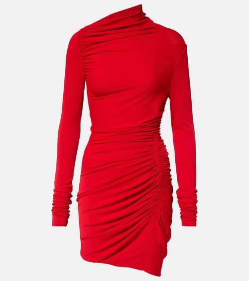Lilies Svita jersey ruched minidress
