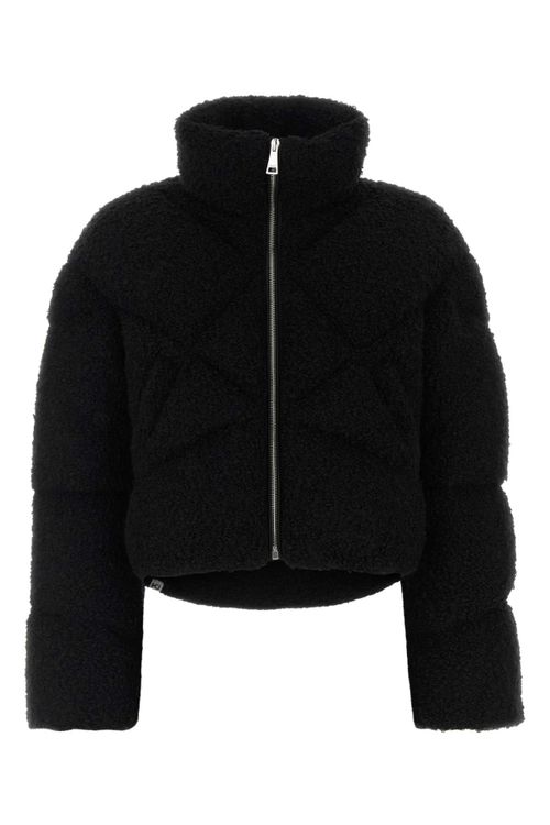 Short Down Jacket — Black