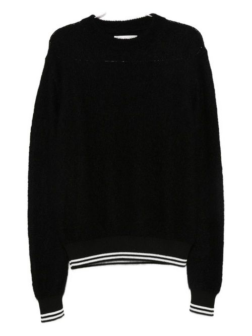 Mohair wool sweater - Black