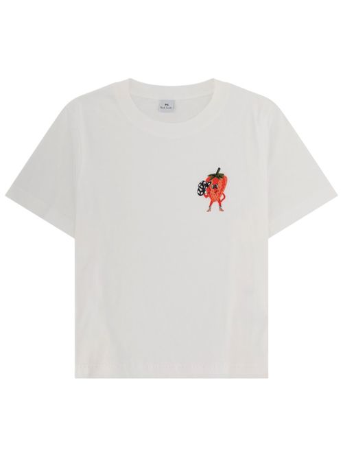 White Graphic Crew Neck T-Shirt