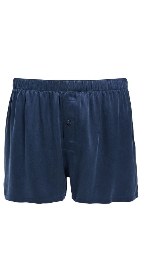 Washable Silk Boxers Deep Blue 