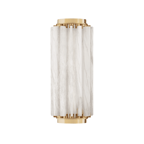 Aged Brass LED Wall Sconce from the Hillside Collection