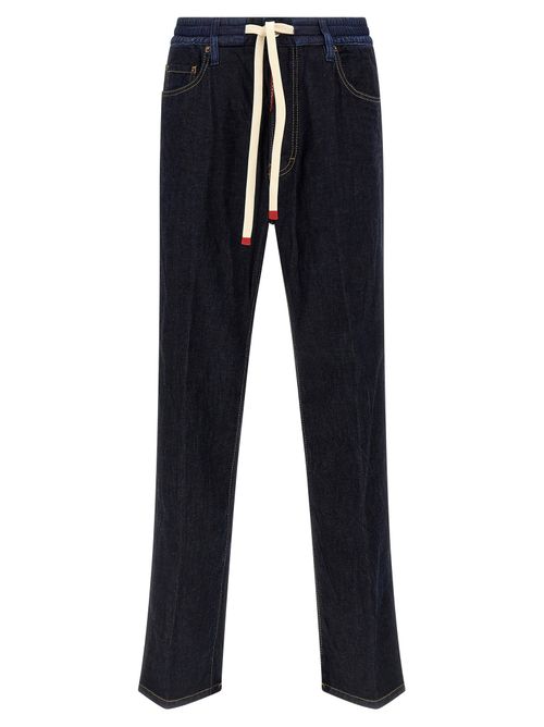 Crinkled Effect Jeans