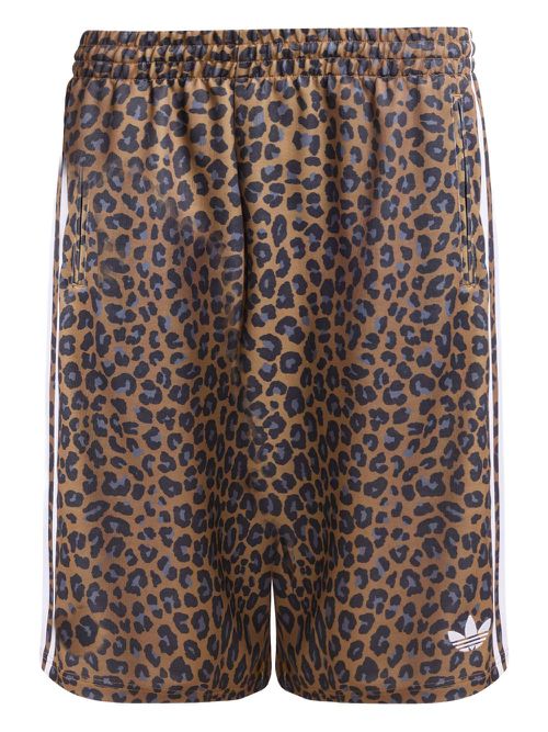 Leopard-print shorts - Brown