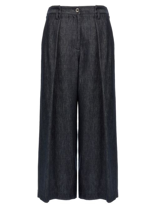 A-line Pleated Pants