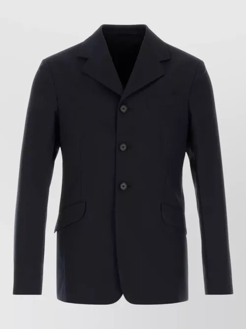 Jil Sander - wool blazer single breasted notch lape