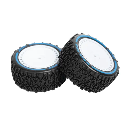 2PCS JIUSI PRO 1/ Car Parts Front Rear Tires Wheel Rims Pre-Glued Vehicles Models Spare Accessories RC14109 RC