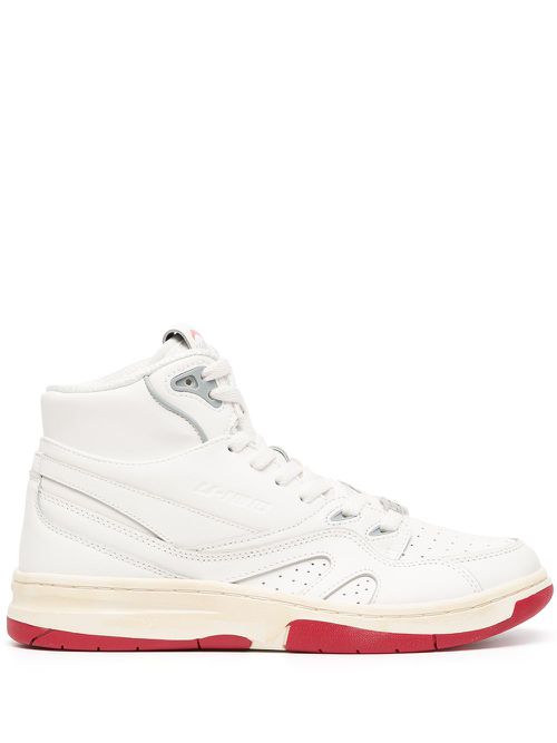 Deluxe high-top sneakers - White
