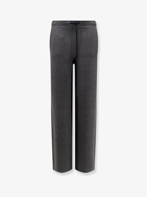 Viscose Blend Trousers — Gray
