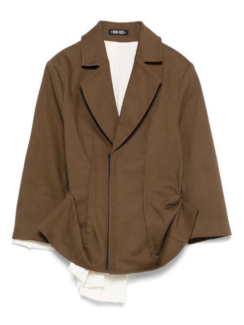 Elena Velez double-breasted jacket - Green
