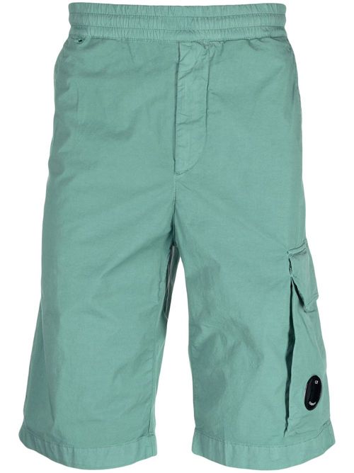 Lens-detail track shorts - Green