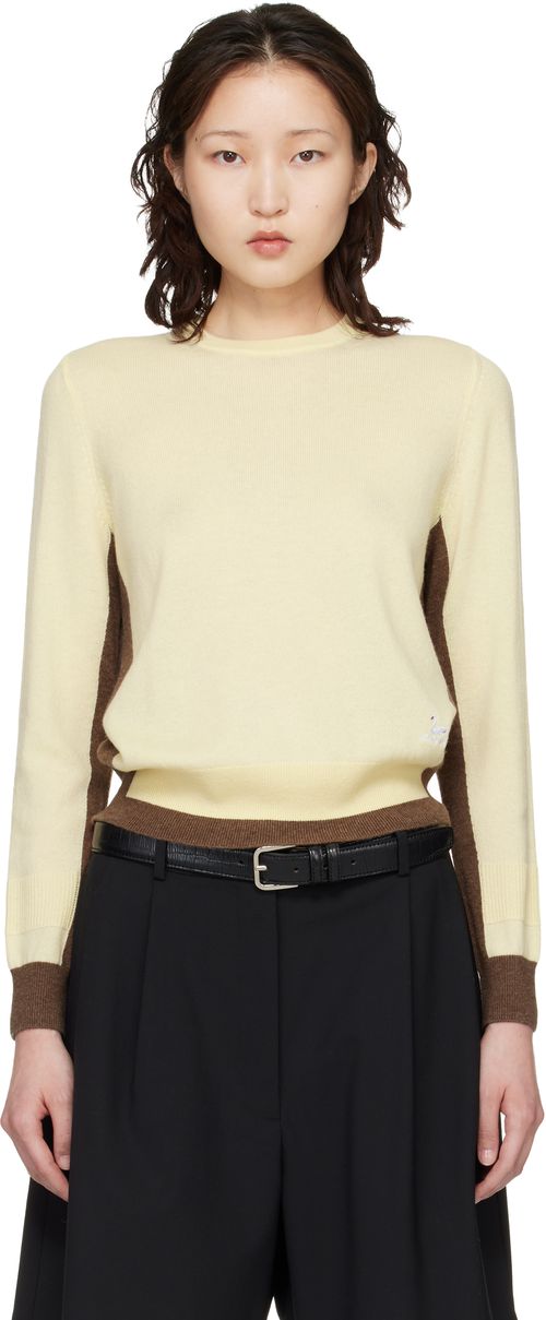 Yellow & Brown Hockney Sweater