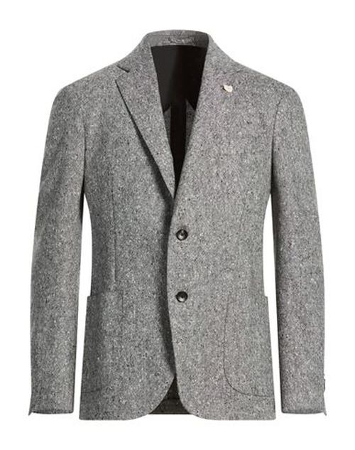 Man Blazer Light grey Size 42 Wool