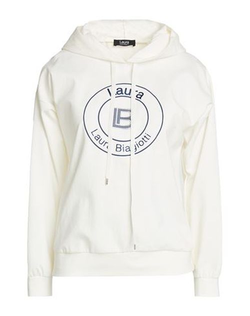 Woman Sweatshirt Cream Size M Cotton, Polyamide, Elastane