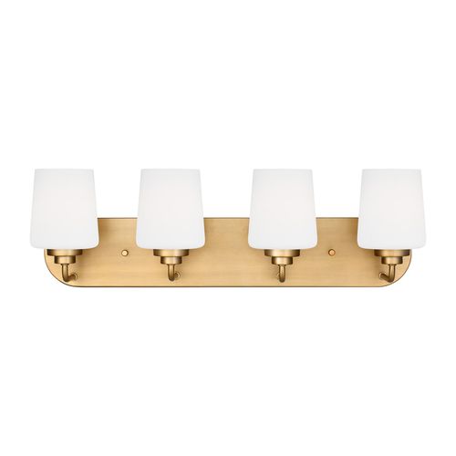Windom 4-Light Bathroom Vanity Light in Satin Bra