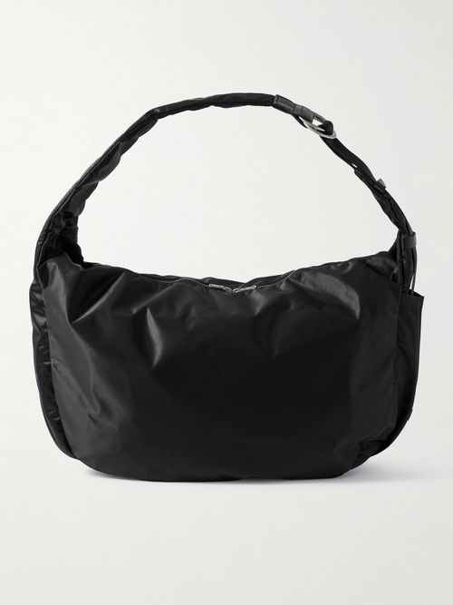 Ark Leather-Trimmed Nylon Shoulder Bag