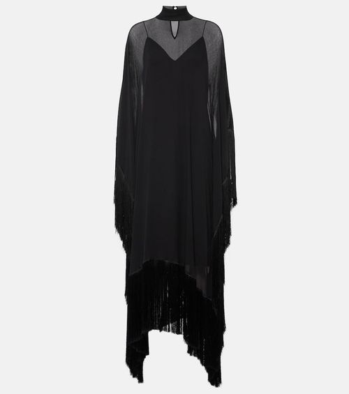 Mrs Ross Spirito fringed silk kaftan