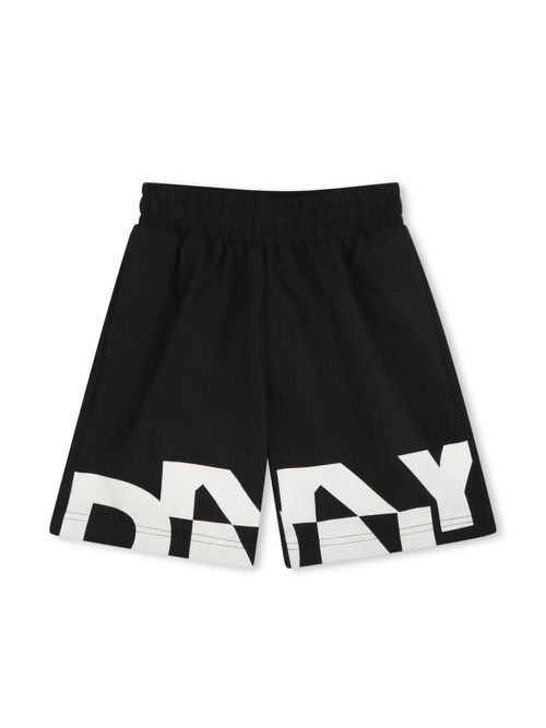 Logo-print swim shorts - Black