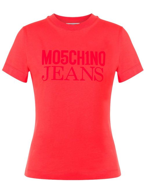 Logo-print T-shirt - Red