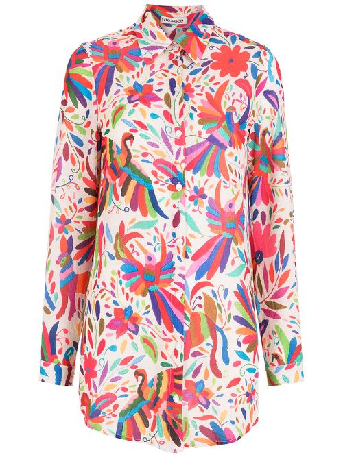 Mexico graphic-print shirt - White
