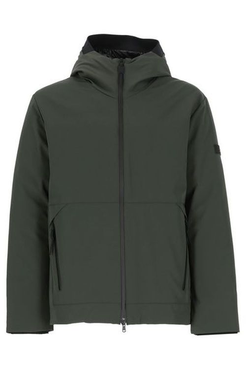 Peuterey Logo-Patch Zipped Hooded Jacket