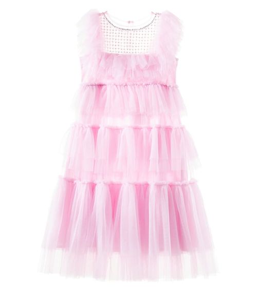 Bright Star tiered tulle dress