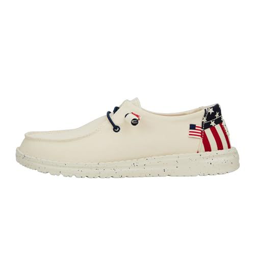HEYDUDE Women's Wendy Americana Off White