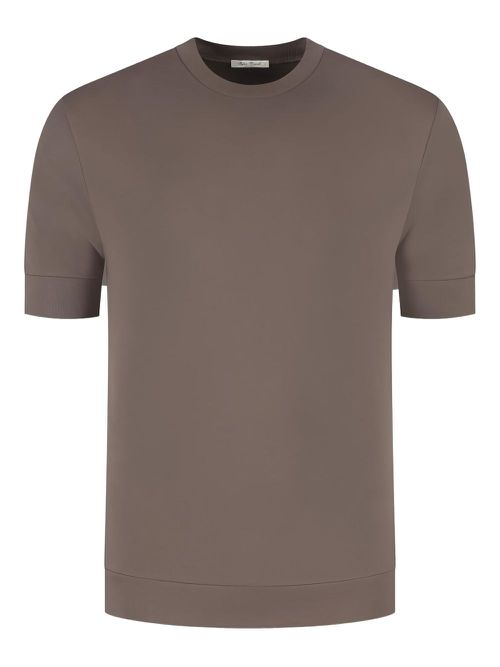 Cotton T-shirt - Brown