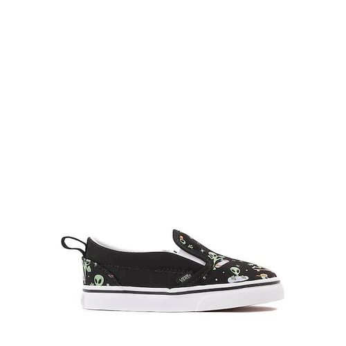 Vans Classic Slip-On V Cosmic Cruisers Skate Shoe - Baby / Toddler - Black
