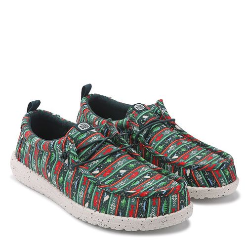 Men's Wally Fishmas Casual Shoes (Green/Multi)